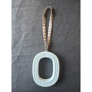 Diptyque Ceramic scented Oval frame only white porcelain limited edition pink